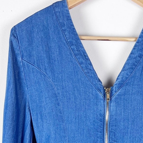 Gianni Bini Denim Romper Small NWT - Picture 4 of 5